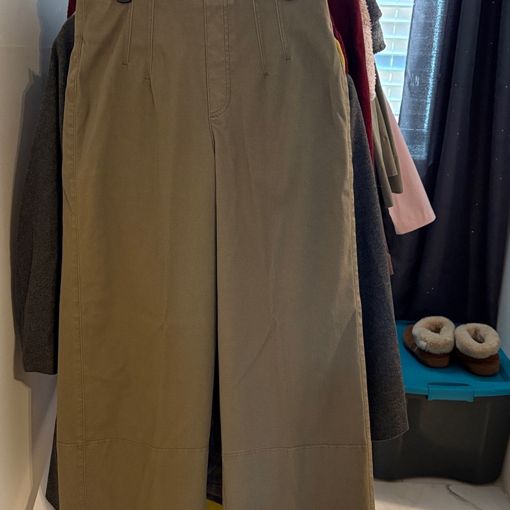 SPANX Olive Green cropped pants